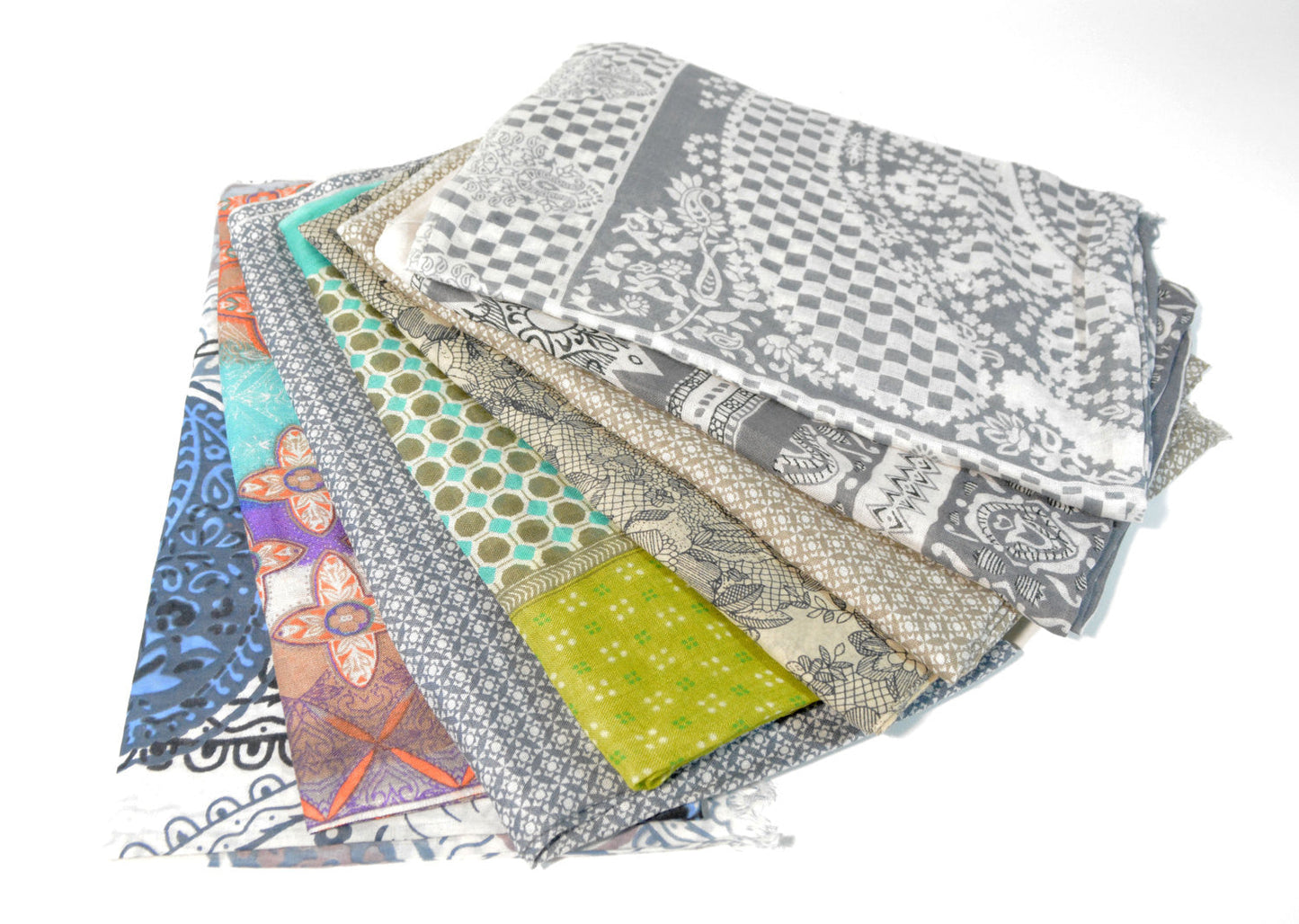 Szalik z wiskozy Bambu' Szalik z nadrukiem ręcznym Szalik farbowany ręcznie Szalik podłużny Uniwersalny szalik Szalik unisex Szalik męski Prezent dla niej Prezent dla niego Sciarpa